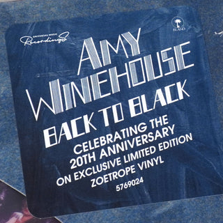 Amy Winehouse: Back To Black - 20th Anniversary (Zoetropic) Vinyl LP
