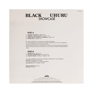 Black Uhuru: Showcase (Import) Vinyl LP
