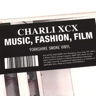 Charli XCX: Music, Fashion, Film (Indie Exclusive Colored Vinyl) Vinyl LP