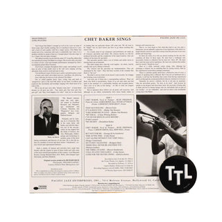 Chet Baker: Chet Baker Sings Vinyl LP