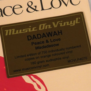 Dadawah: Peace & Love - Wadadadow (Import, 180g, Colored Vinyl) Vinyl LP