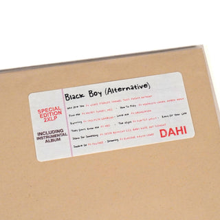 Dahi: Black Boy (Alternative) + Instrumentals (Colored Vinyl) Vinyl 2LP