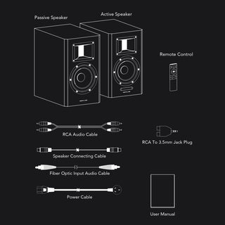Edifier: Airpulse A200 Active Bookshelf Speakers