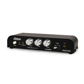Bellari: PA550 Phono Preamp + Headphone Amp w/ 3 Channels + Tone Control