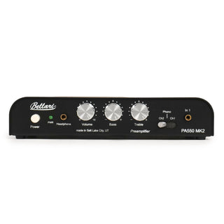 Bellari: PA550 Phono Preamp + Headphone Amp w/ 3 Channels + Tone Control