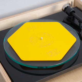 Hexmat: Yellow Bird Record Isolator Platter Mat