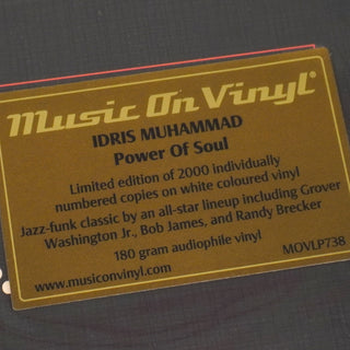 Idris Muhammad: Power Of Soul (Import, 180g, Colored Vinyl) Vinyl LP