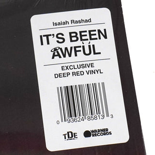 Isaiah Rashad: It's Been Awful (Indie Exclusive Colored Vinyl) Vinyl 2LP 