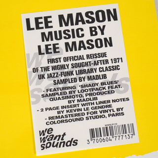 Lee Mason: Music By Lee Mason Vinyl LP