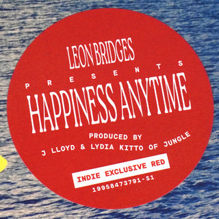 Leon Bridges: Happiness Anytime (Indie Exclusive Colored Vinyl) Vinyl LP