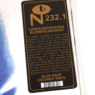 lovesliescrushing: bloweyelashwish (Blue Colored Vinyl) Vinyl 2LP 