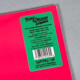Major Lazer: Peace Is The Mission - Extended (180g, Colored Vinyl) Vinyl 2LP - Turntable Lab Exclusive 