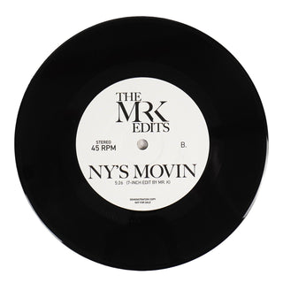 Mr. K: Hey Roots / New York's Movin' Vinyl 7"