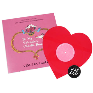 Vince Guaraldi: Be My Valentine, Charlie Brown (Heart Shaped Colored Vinyl) Vinyl 12"