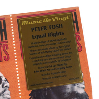 Peter Tosh: Equal Rights (180g, Colored Vinyl) Vinyl 2LP