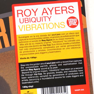 Roy Ayers Ubiquity: Vibrations Vinyl LP