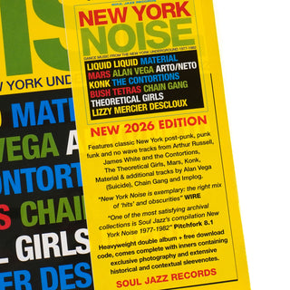 Soul Jazz Records: New York Noise - Dance Music From The New York Underground 1978-1982 Vinyl 2LP - 