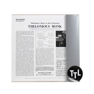 Thelonious Monk: Thelonious Alone In San Francisco (Original Jazz Classics 180g) Vinyl LP