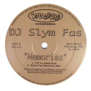 DJ Slym Fas: Hula Hoop Dance / Memories Vinyl 12"