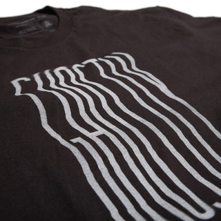 Ghostly International: Ripple Text Shirt - Black
