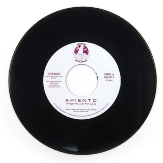 Apiento: Things You Do For Love Vinyl 7"