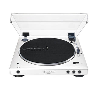 Audio-Technica: AT-LP60XBT-WW Automatic Bluetooth Turntable - White (Open Box Special)