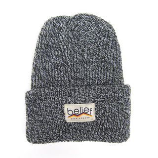 Belief: Peak Beanie - Zebra Marl