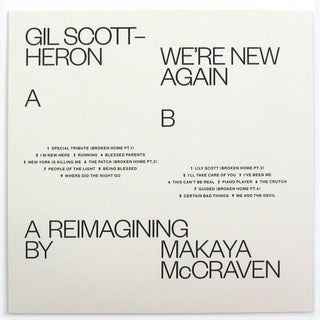 Gil Scott-Heron & Makaya McCraven: We're New Again - A Reimagining By Makaya McCraven Vinyl LP
