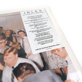 IDLES: Joy As An Act Of Resistance (Colored Vinyl) Vinyl LP
