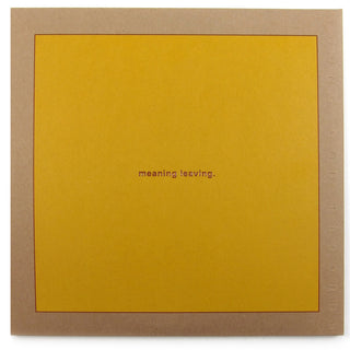 Swans: Leaving Meaning Vinyl 2LP