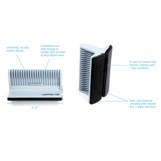 Turntable Lab: Triple Operation Vinyl Record Cleaning Brush
