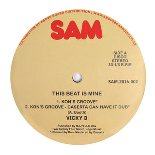 Vicky D: This Beat Is Mine (Kon's Groove) Vinyl 12"